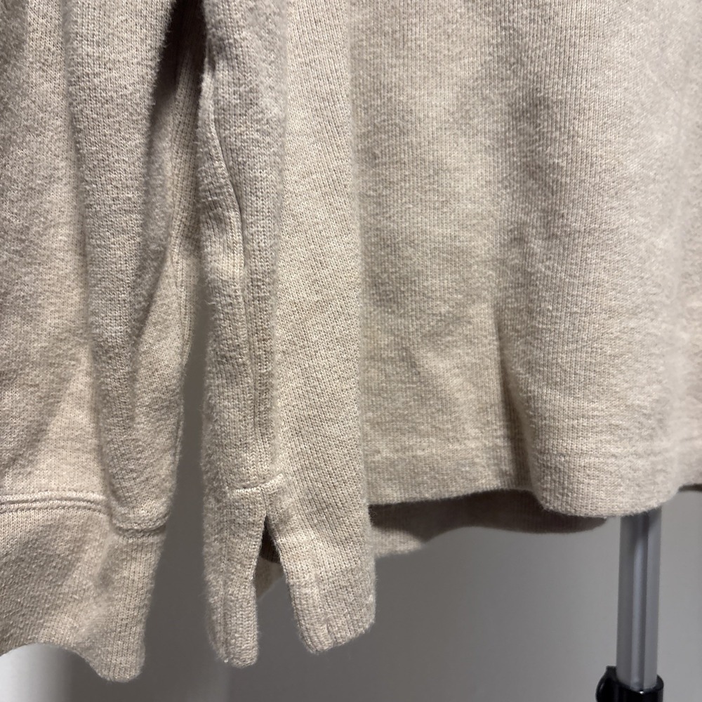 POLO Ralph Lauren Men Size XL Sweater Tan Cotton Knit 1/4 Zip Pullover Top - Picture 7 of 8